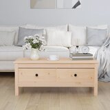  Stolić za kavu 100 x 50 x 40 cm od masivne borovine | Eponuda.com