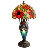  Brilagi - Tiffany vitražna stona lampa SUNFLOWER 1xE27/60W/230V + 1xE14/40W | Eponuda.com