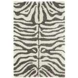 Ragami Sivo/bež tepih 150x80 cm Striped Animal -