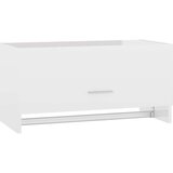 vidaXL Ormar visoki sjaj bijeli 70 x 32,5 x 35 cm od iverice | shoptok.hr