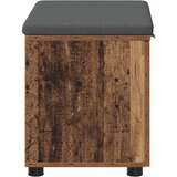  Klupa za hodnik s jastukom s policom Staro drvo 60 x 38 x 46 cm | Eponuda.ba