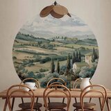  Okrugla fototapeta - Landscape with sunny green fields 280x280 | shoptok.hr