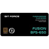 BIT FORCE napajanje 650W 80+ BRONZE FUSION BPS-650, modularno, ATX 3.1, PCI-E 5.1 | shoptok.hr