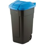 Curver Smetnjak 110 l, dvokolesni, črn/moder pokrov | Shoptok.si