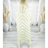 Pri Long jacket women's coat with diagonal quilting Warm LUCY | shoptok.hr