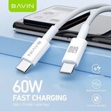 BAVIN kabl 60W Type C na Type C 1m bela ( 90125 ) Cene