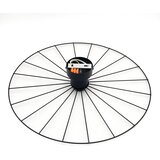  Zidno svetlo MONTANA 1xE27/15W/230V prečnik 45 cm crno | Eponuda.com