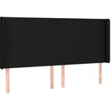 Box spring postelja z vzmetnico črn 200x200 cm blago, (20761284) | Shoptok.si