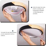 QAMRA 30cm LED stropna svetilka - 4000 K | Shoptok.si