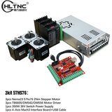 HLTNC CNC komplet, Nema 23 korak motor, TB6600 gonilnik, 3kit 57HS76, TB6600, (5000160057) | Shoptok.si