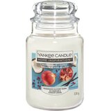 Yankee Candle Home Inspiration sveča v kozarcu Pomegranate Coconut - Large Cene