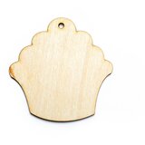  Leseni okraski za decoupage za obešanje - Muffin (leseni proizvodi za) | Shoptok.si