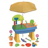 Pertini Baštenski sto za pesak i vodu sa suncobranom | ePonuda.com