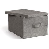 Bigso Siva tekstilna kutija za pohranu s poklopcem 36x46x25 cm Soft Storage Large – | shoptok.hr