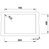Blanco DALAGO 8 815x510/190 mm NEŽNO BELA | ePonuda.com