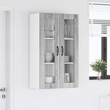  Zidni stakleni ormarić Lucca Siva sonoma 60 x 31 x 100 cm | shoptok.hr