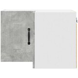 vidaXL Stenska kuhinjska omarica z vrati Betonsko siva 57 x 57 x 40 cm | Shoptok.si