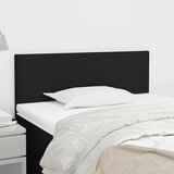  Uzglavlje crno 80 x 5 x 78/88 cm od tkanine | shoptok.hr