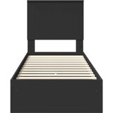  Krevet s od storage Crna 75 x 190 cm Konstruirano drvo | shoptok.hr