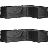 vidaXL Navlake za kutnu vrtnu garnituru 2 kom s 16 ušica 260x210x80 cm Cijene