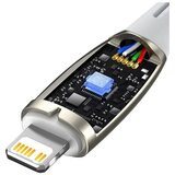 Baseus kabel Type C za Apple Lightning 8-pin Power Delivery 20W Glimmer Series CADH000102 2m bijeli | shoptok.hr