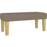 vidaXL Krevet s oprugama i madracem smeđesivi 90x190 cm od tkanine | shoptok.hr
