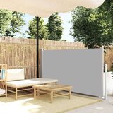 vidaXL Zložljiva stranska tenda za teraso 100x500 cm siva, (20610574) | Shoptok.si