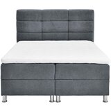 CARRYHOME POSTELJA Z VZMETNICO 140 cm x 200 cm , tekstil modra, siva | Shoptok.si