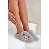 Boto marka niezdefiniowana Women's furry slippers with a bear gray Fiorinella | Eponuda.ba