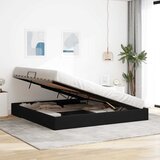  Otomanski krevet s pohranom Crna 200 x 200 cm Baršun | shoptok.hr