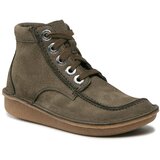 Clarks Škornji Funny Cedar 261738864 Dark Olive Nub Cene