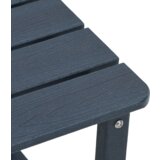  Set od 3 dijela vrtnih lounge stolica mornarska plava HDPE | shoptok.hr