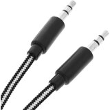 AVIZAR aux avdio kabel jack moški / moški 3,5 mm dolžine 1 m, črn, (20530620) Cene
