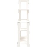  Stalak za biljke bijeli 92 x 25 x 97 cm od masivne borovine | Eponuda.ba