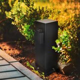 solight PG11B - Spoljni stub sa 2 utičnice 230V IP44, crni, četvrtast | Eponuda.com