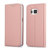 Cadorabo Samsung Galaxy ALPHA v klasična rožnata zlata - Zaščitni ovitek z magnetnim zapiranjem, stoječo funkcijo in režo za kartice, (20559140) | Shoptok.si
