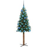 vidaXL Ožja jelka med 150 LED Zelena 150 cm PVC in trden bor | Shoptok.si