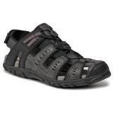 Geox Sandali Uomo Sandal Strada U4524C 000ME C9999 Black Cene