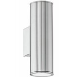 Eglo riga spoljna zidna lampa/2, led, gu10, 2x3w, inox Cene