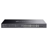 Tp-link Omada ES220GMP 20-port 16x Gigabit PoE+ RJ45 2x Gigabit RJ45 2x Gigabit SFP managed mrežno stikalo switch | Shoptok.si