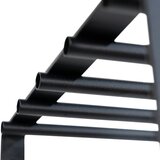 Spinder Design Črn kovinski stenski obešalnik s polico Rex – | Shoptok.si