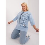 RELEVANCE Blouse-RV-BZ-9450.36-light blue Cijene