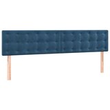 vidaXL Box spring postelja z vzmetnico temno modra 180x200 c | Shoptok.si