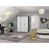 Rauch Möbel OMARA S KLASIČNIMI VRATI, siva, bela | Shoptok.si