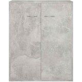  Komoda siva boja betona 60 x 30 x 75 cm od konstruiranog drva | shoptok.hr