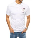DStreet Koszulka polo z haftem biała | Shoptok.si