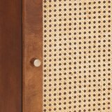 vidaXL Kupaonski ormar s policom s pohranom s vratima Smeđa 38 x 33.5 x 48 cm | shoptok.hr