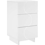  Noćni ormar Bijela 33,5 x 34,5 x 60 cm Konstruirano drvo | shoptok.hr