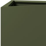  Vrtna sadilica maslinastozelena trokutasta 50x43x75 cm čelična | Eponuda.com