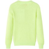  Dječji džemper pleteni neonskožuti 128 | shoptok.hr